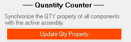 Quantity Counter feature in XHelpWorks: automatically counts components and writes quantities into custom properties for accurate drawings and BOMs