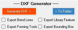 DXF Generator feature in XHelpWorks: export SolidWorks sheet metal parts to fabrication-ready DXF files with customizable export styles